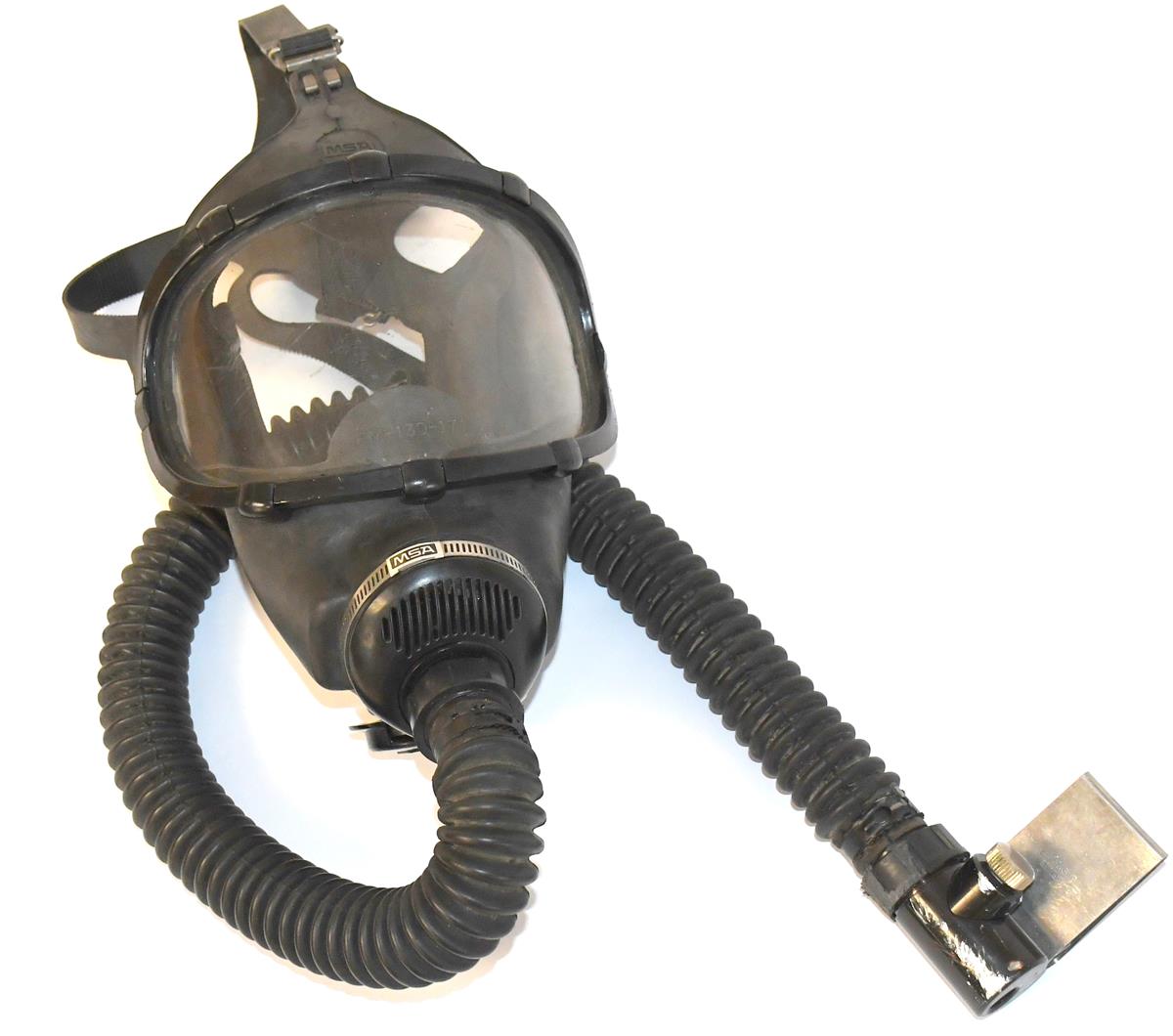 MSA Mask Ultravue Respirator Gas Mask MSA BM-13D-17 Strap Hose